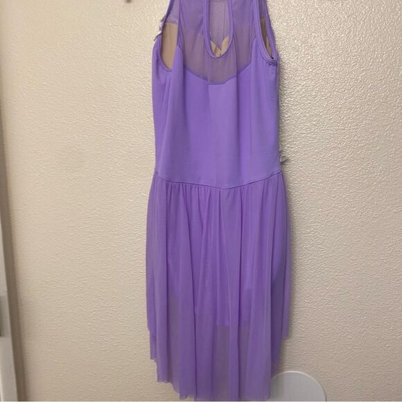WEISSMAN Dance costume lavender purple dress Cant Help Falling In Love 12579 SA - Picture 5 of 11